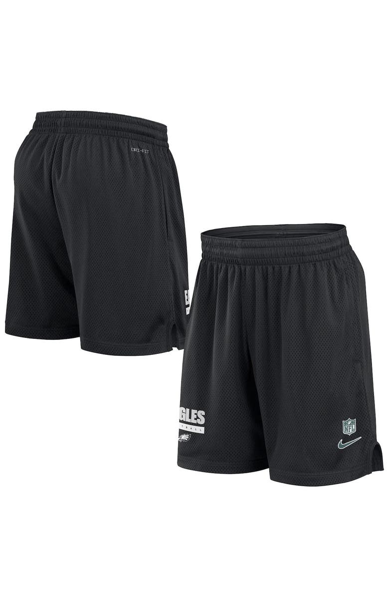 Nike Men's Nike Black Philadelphia Eagles 2024 Sideline Performance Mesh Shorts, Alternate, color, 