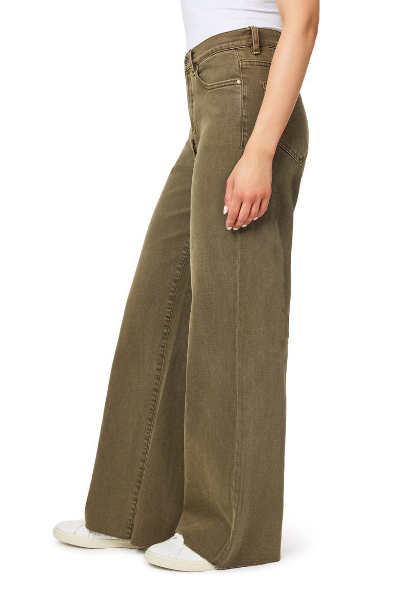 Carla High Waist Wide Leg Jeans, Alternate, color, BEECH