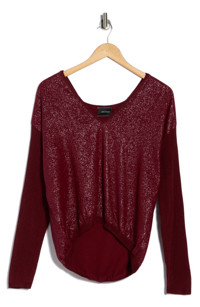 Longchamp Sweater, Alternate, color, Red Lacquer