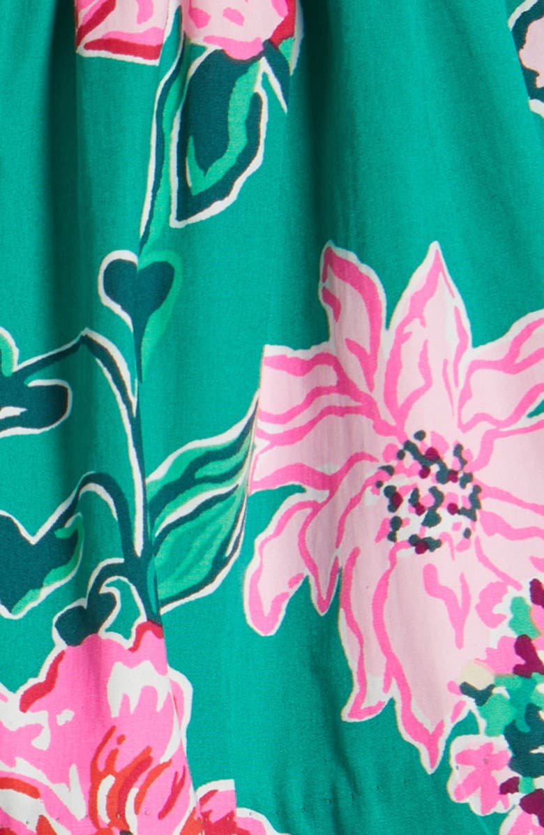 Lilly Pulitzer<sup>®</sup> Kelce Floral Puff Sleeve Cotton Dress & Bloomers, Alternate, color, Multi