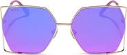 DIFF 61mm Dawn Geometric Sunglasses