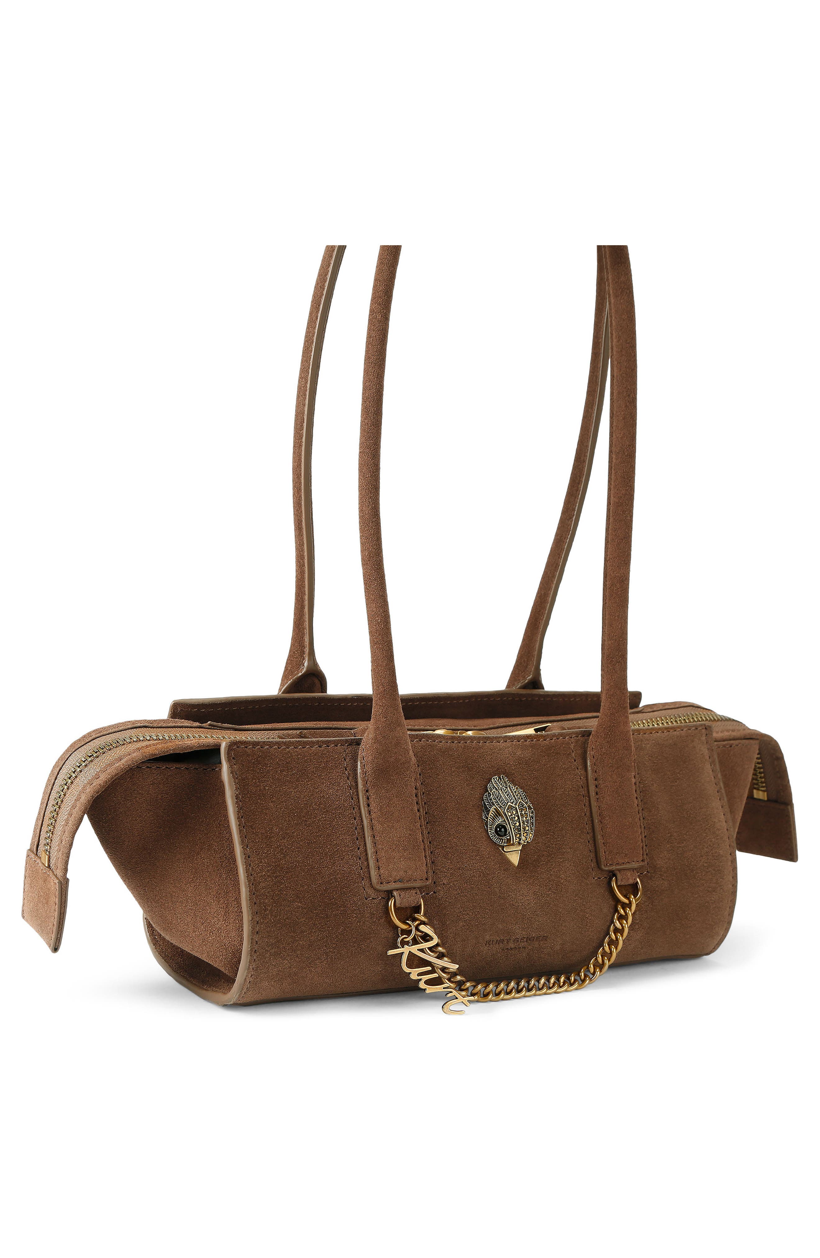 Sloane East/West Shoulder Bag, Alternate, color, BROWN