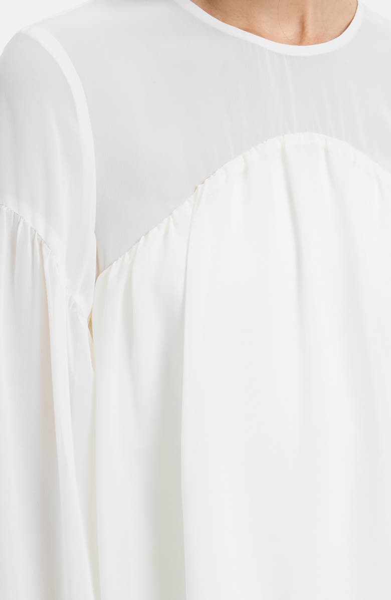 French Connection Marina Chiffon Top, Alternate, color, Porcelain Cream