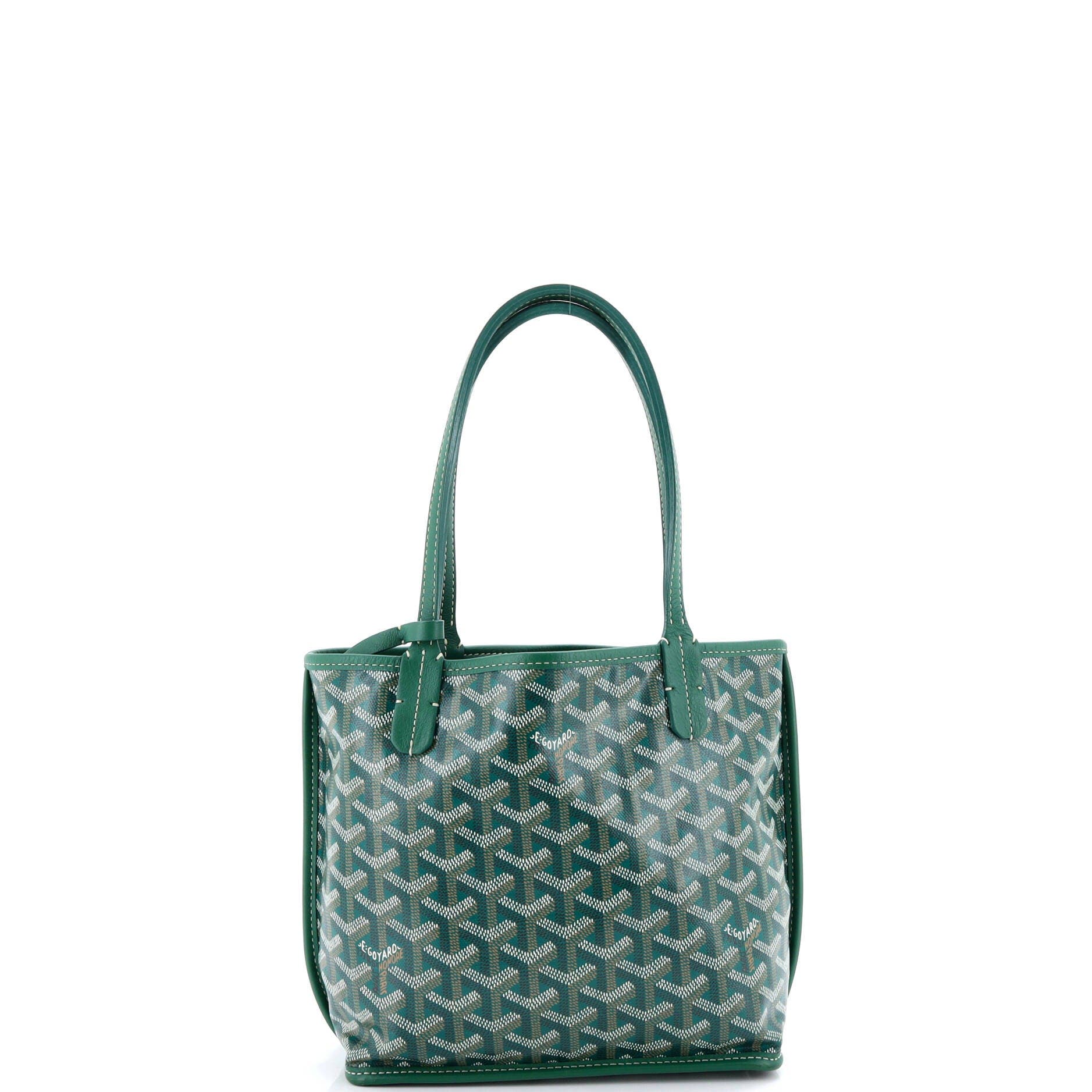 Pre-Owned Goyard Anjou Reversible Tote Coated Canvas Mini, Alternate, color, 