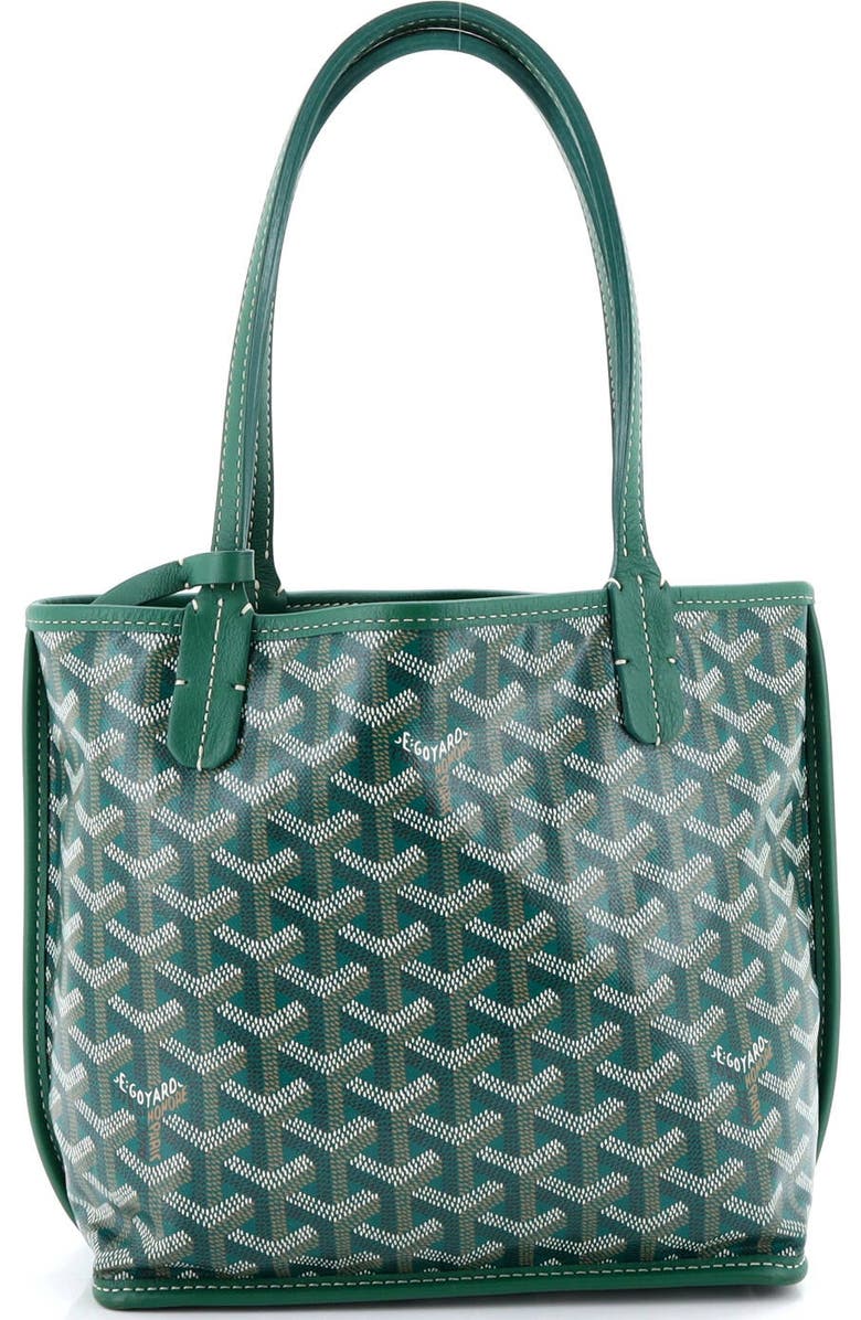 Pre-Owned Goyard Anjou Reversible Tote Coated Canvas Mini, Alternate, color,