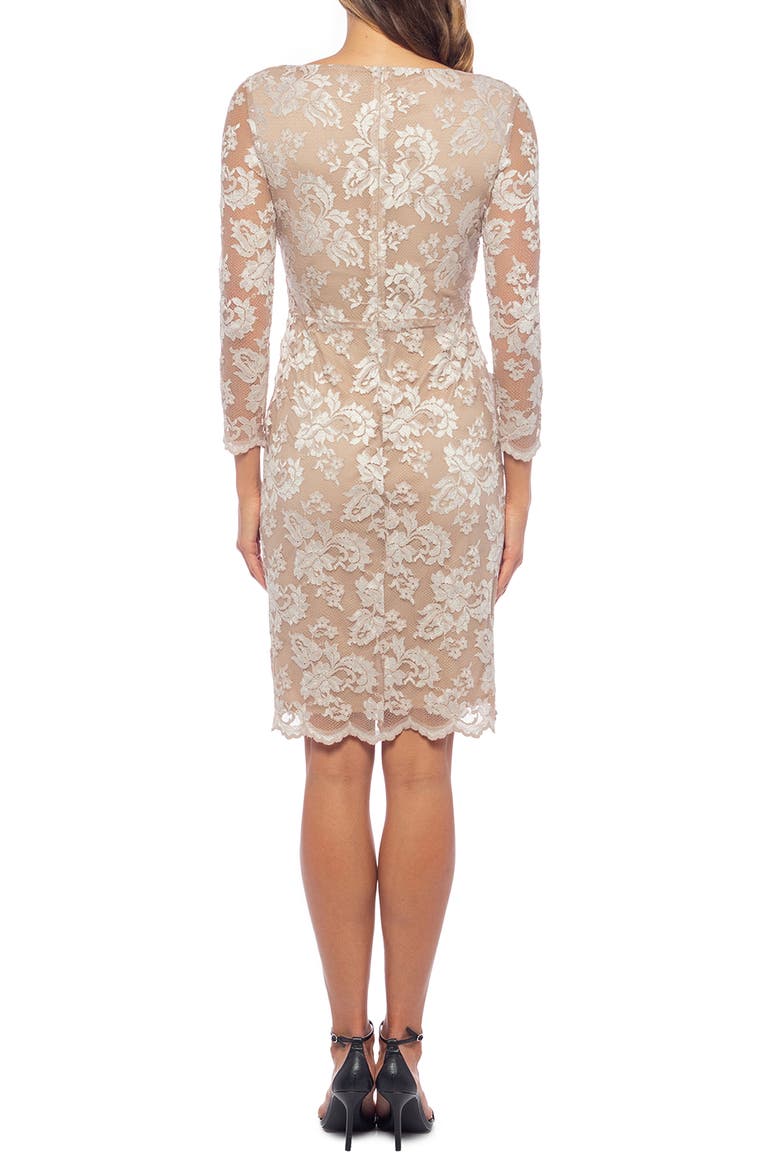 Scallop Lace Dress, Alternate, color, CHAMPAGNE