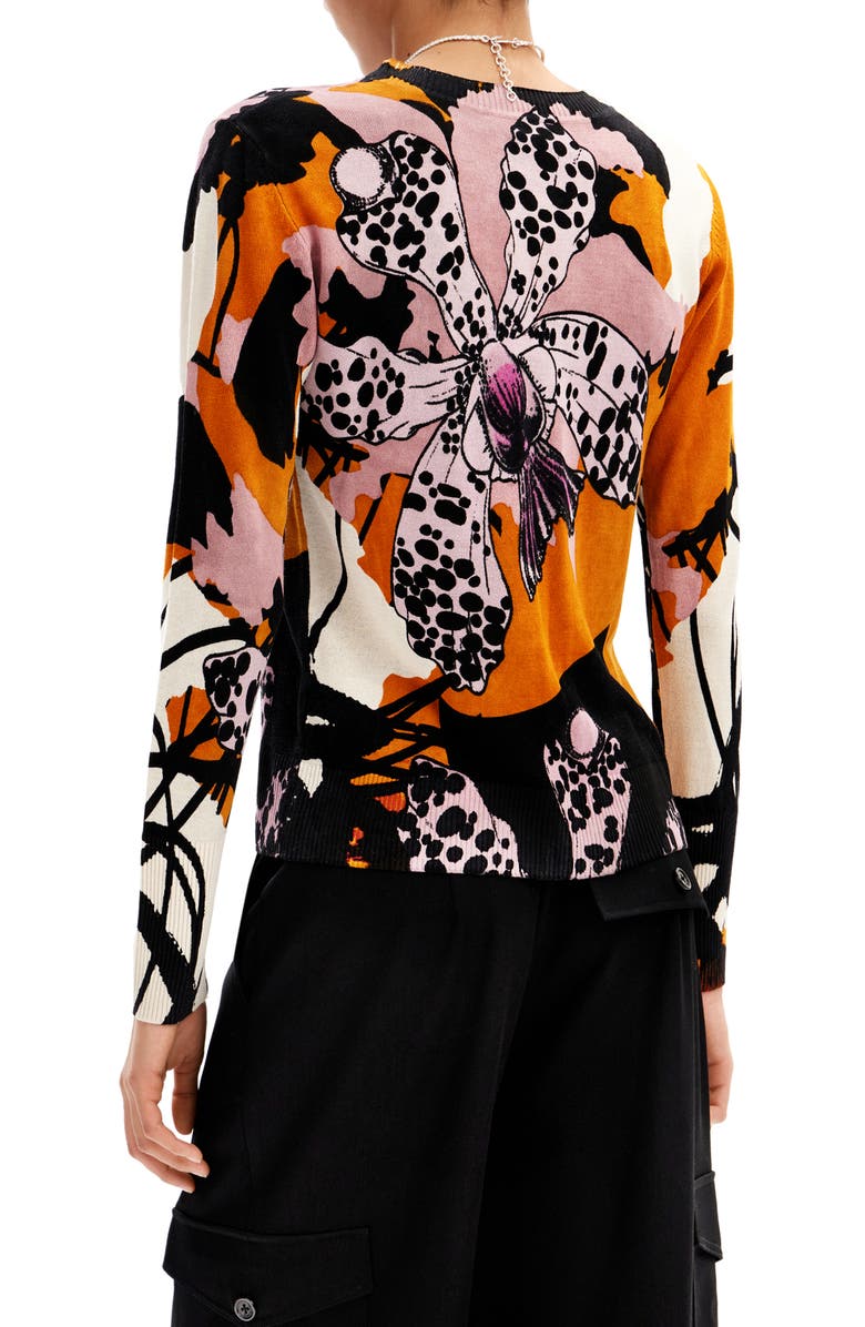 Desigual M. Christian Lacroix Orchid Pullover, Alternate, color, 