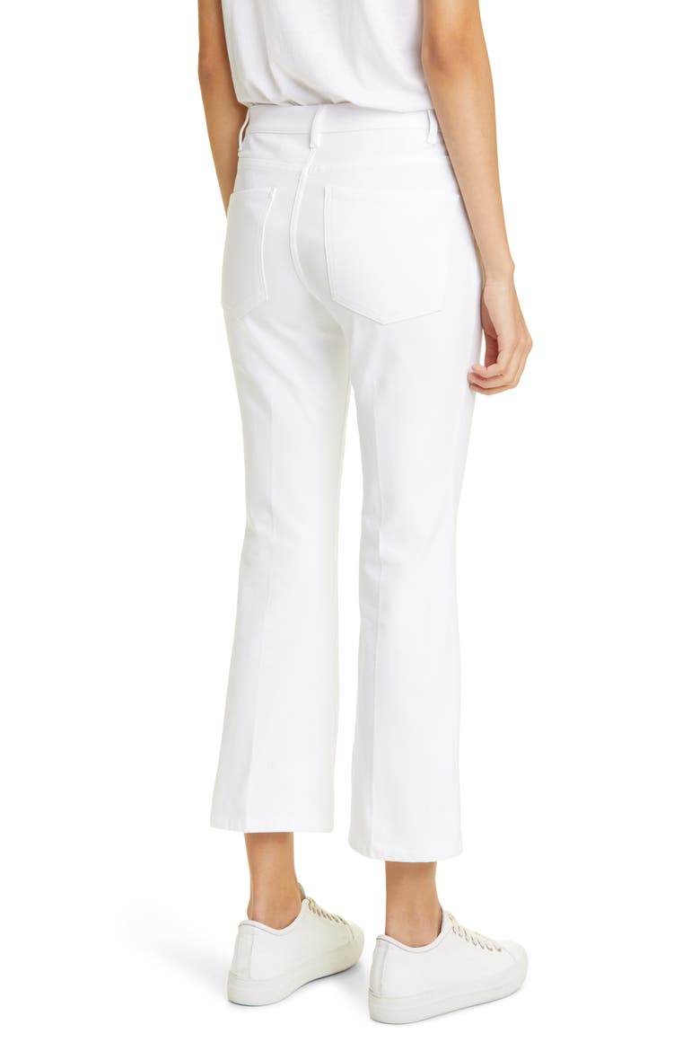 Kick Flare Pants, Alternate, color, WHITE