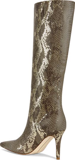 Cashy Pointed Toe Knee High Boot