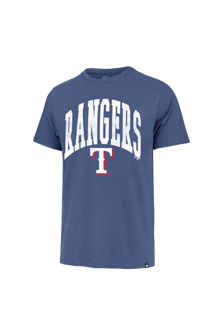Men's '47 Royal Texas Rangers Win Win Franklin T-Shirt, Alternate, color, Royal