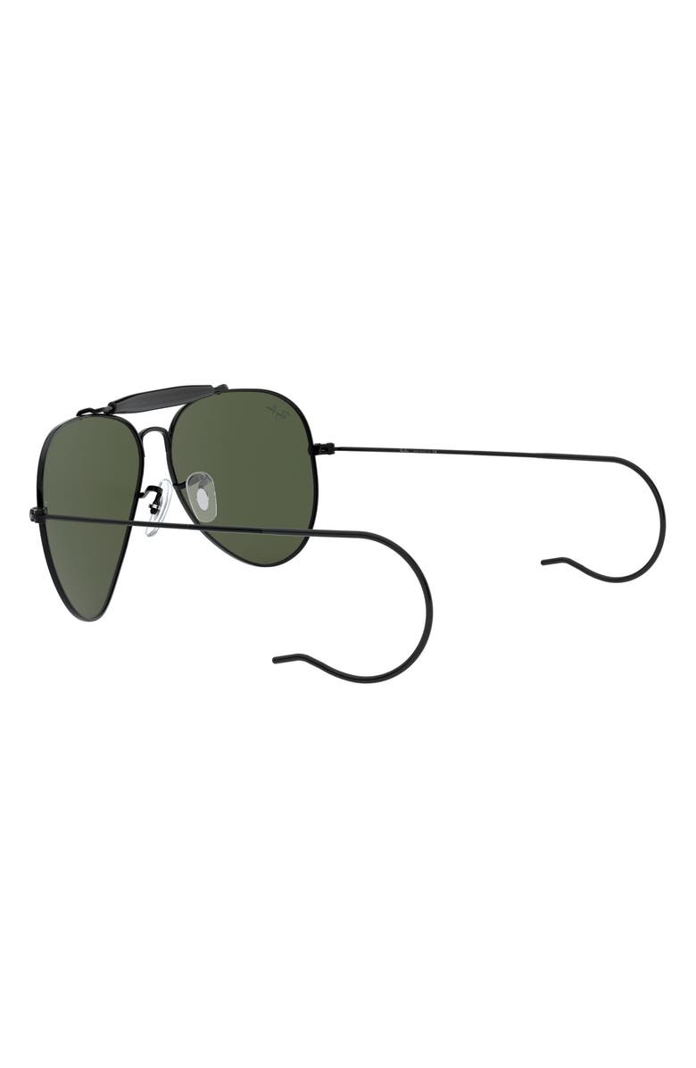 Ray-Ban 58mm Pilot Sunglasses, Alternate, color, 
