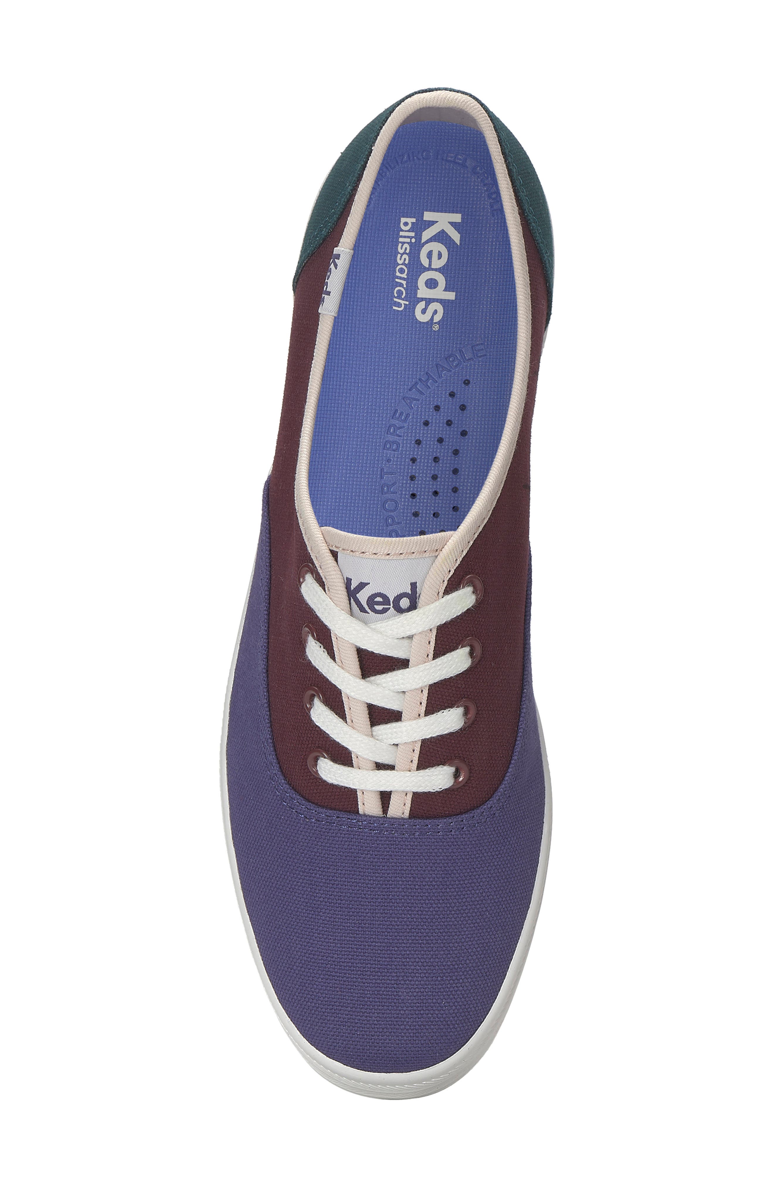 Keds<sup>®</sup> Champion Sneaker, Alternate, color, Skip Blue/ Fig