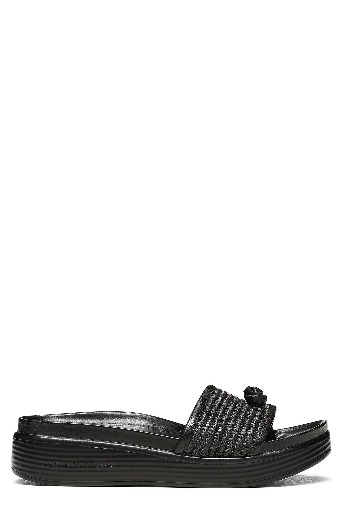 Donald Pliner Farrah Platform Sandal, Alternate, color, Black-Blk
