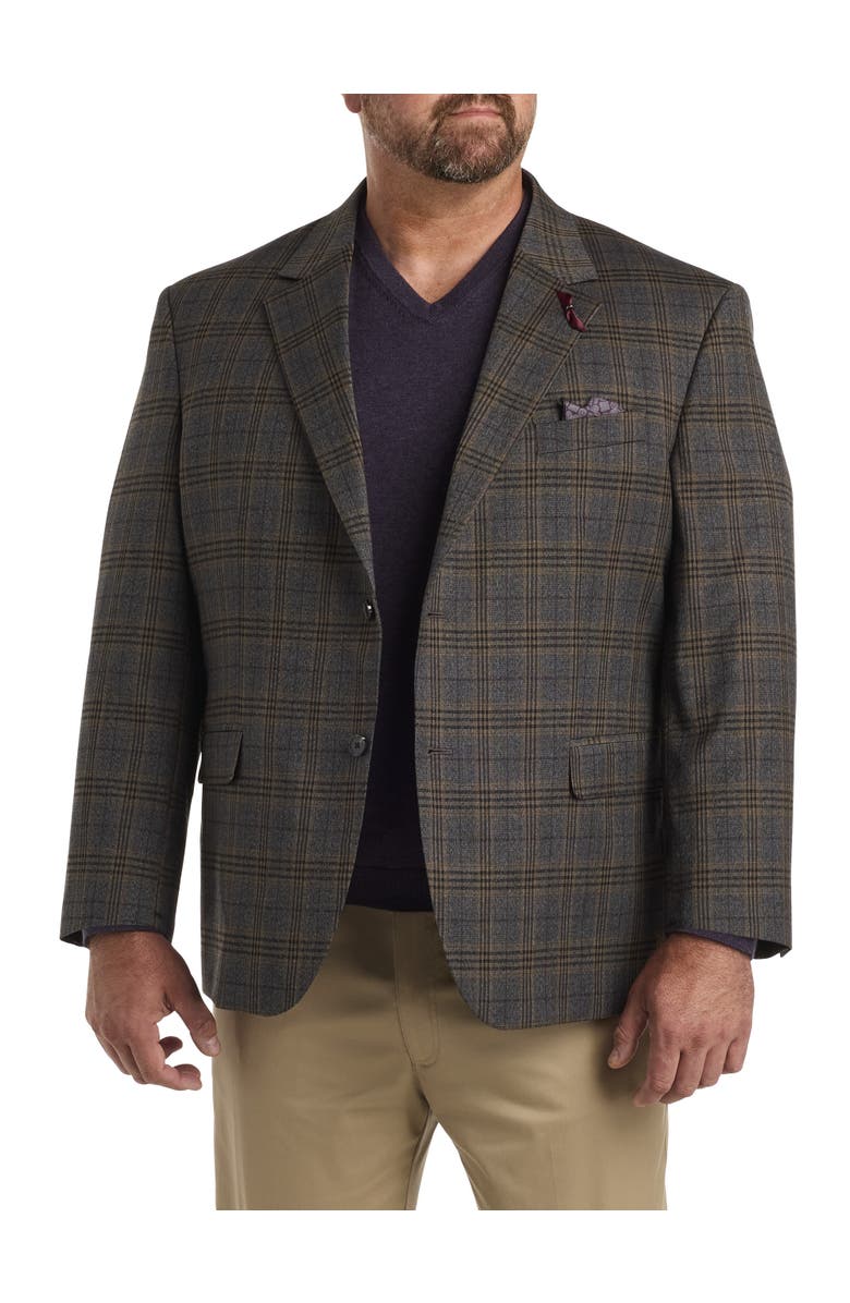 Oak Hill by DXL Multi Plaid Sport Coat, Main, color, 