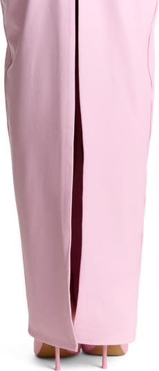 All Faux It Faux Leather Maxi Dress