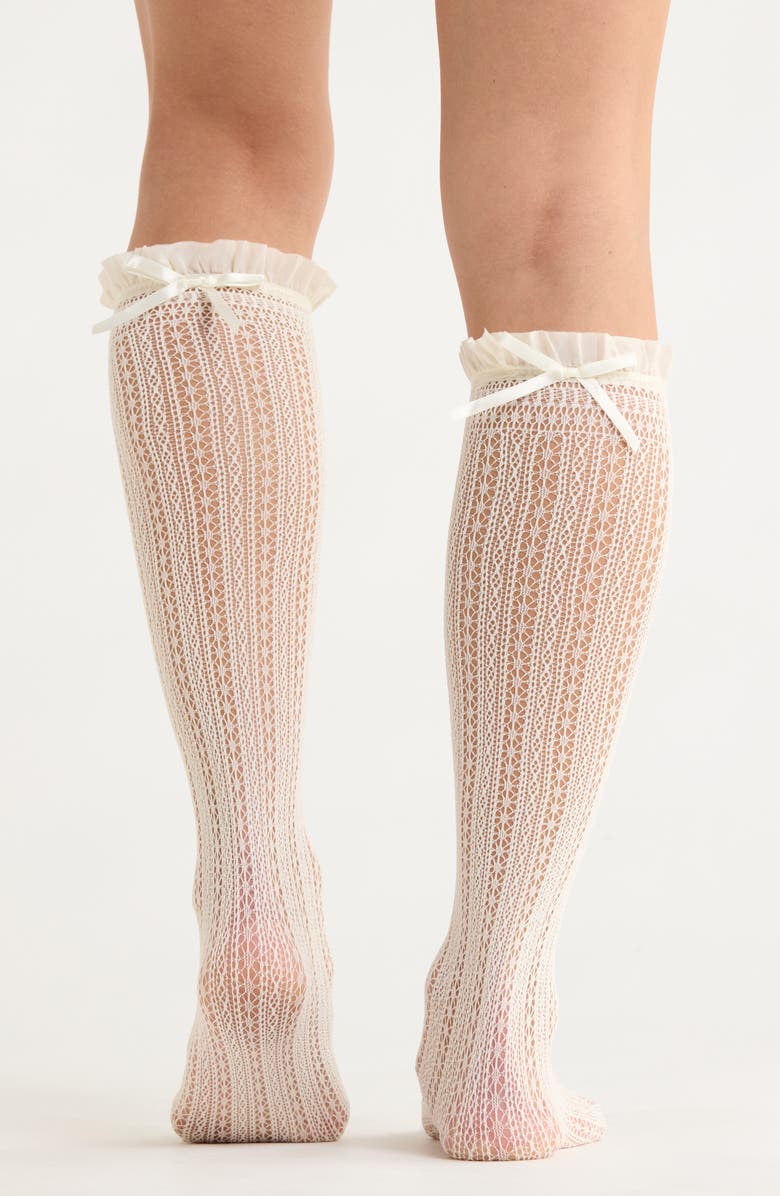 Casa Clara Lacey Knee High Socks, Alternate, color, 
