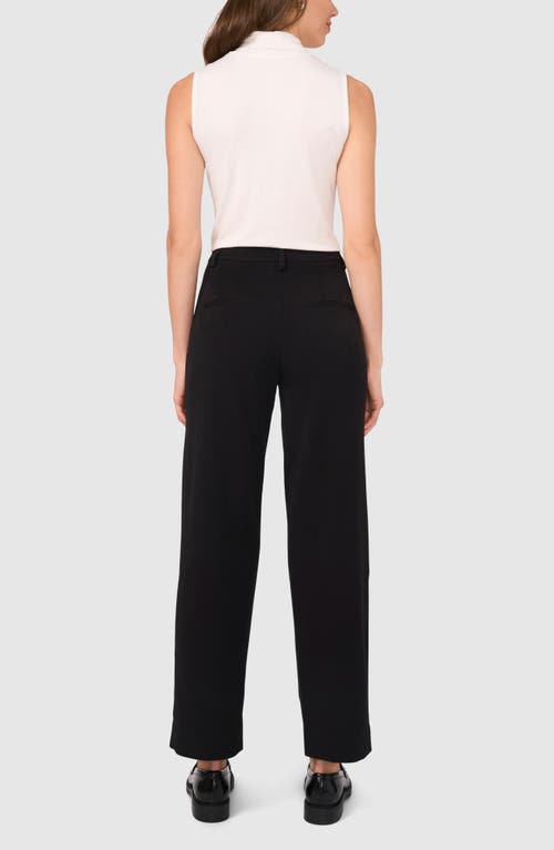 Halogenr Halogen(r) High Waist Straight Leg Pants In Rich Black