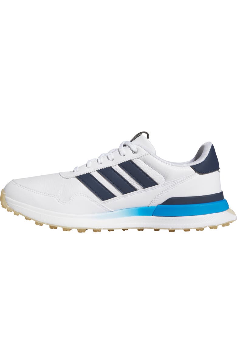 adidas S2G 26 Waterproof Spikeless Golf Shoe, Alternate, color, White/ Navy/ Blue