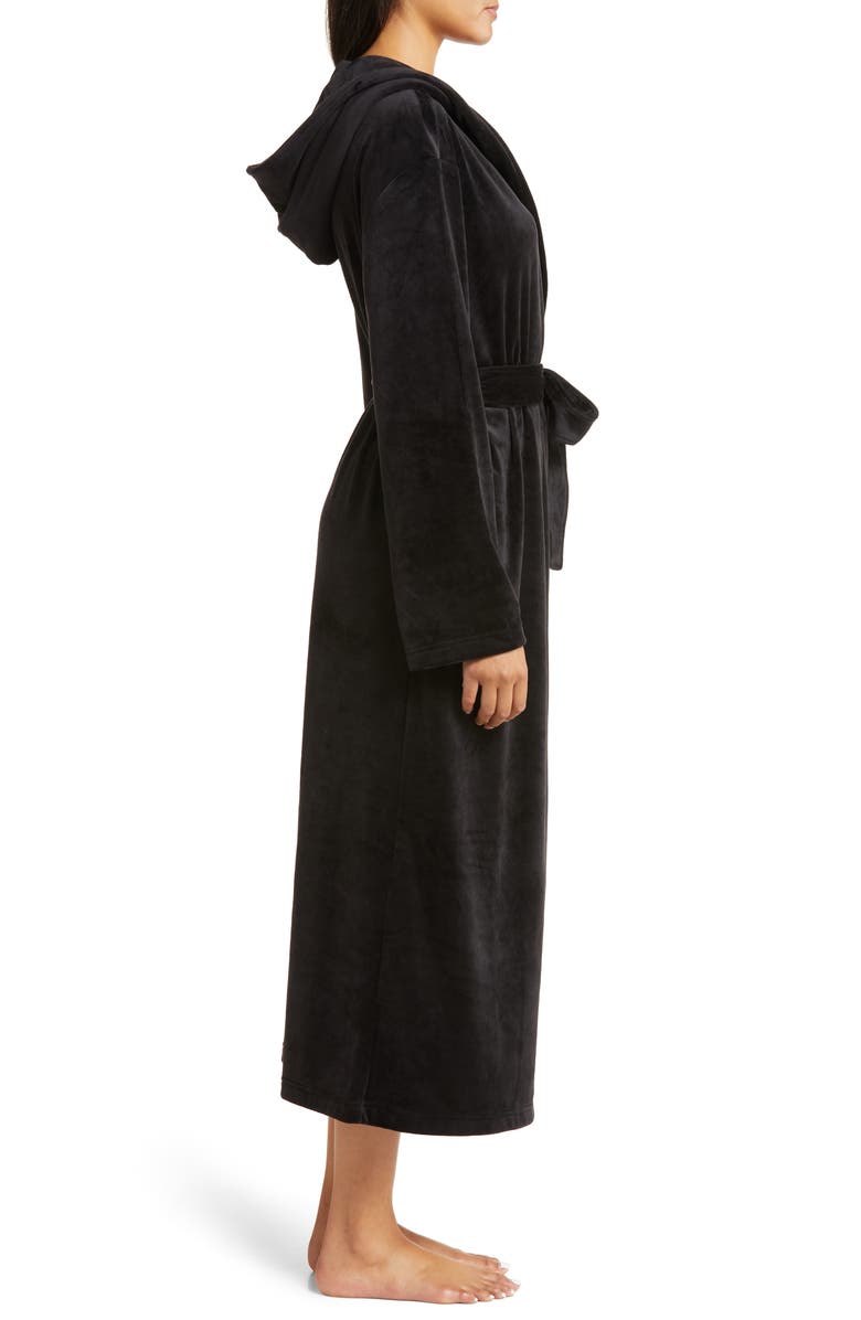 Nordstrom Velour Hooded Robe, Alternate, color,