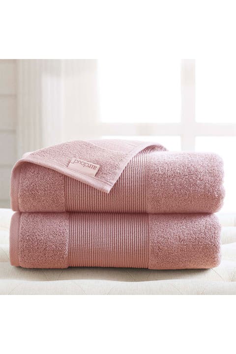 Air Cloud Oversized Bath Sheet - Set of 2 - White