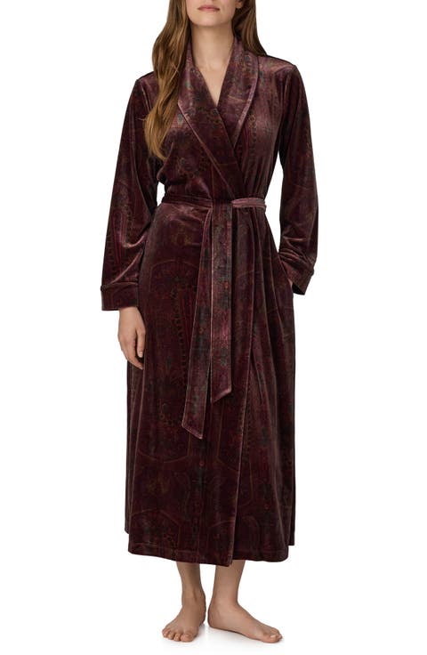 Shawl Collar Long Robe