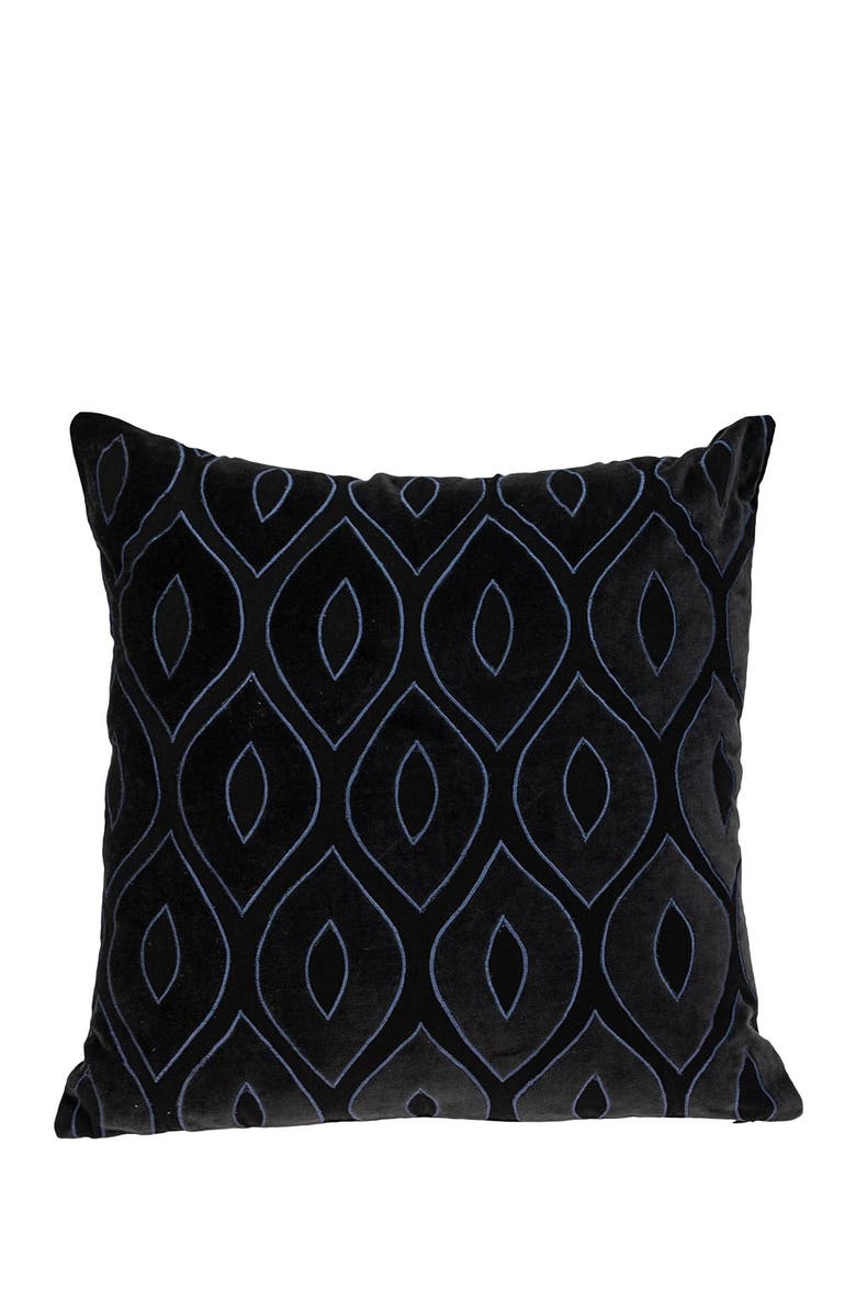 PARKLAND COLLECTION Crimson Charcoal Throw Pillow, Alternate, color, Charcoal