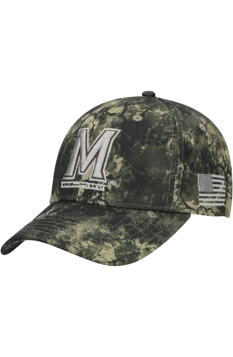 Under Armour Men's Under Armour Camo Maryland Terrapins Freedom Collection Blitzing Performance Adjustable Hat, Main, color, Camo
