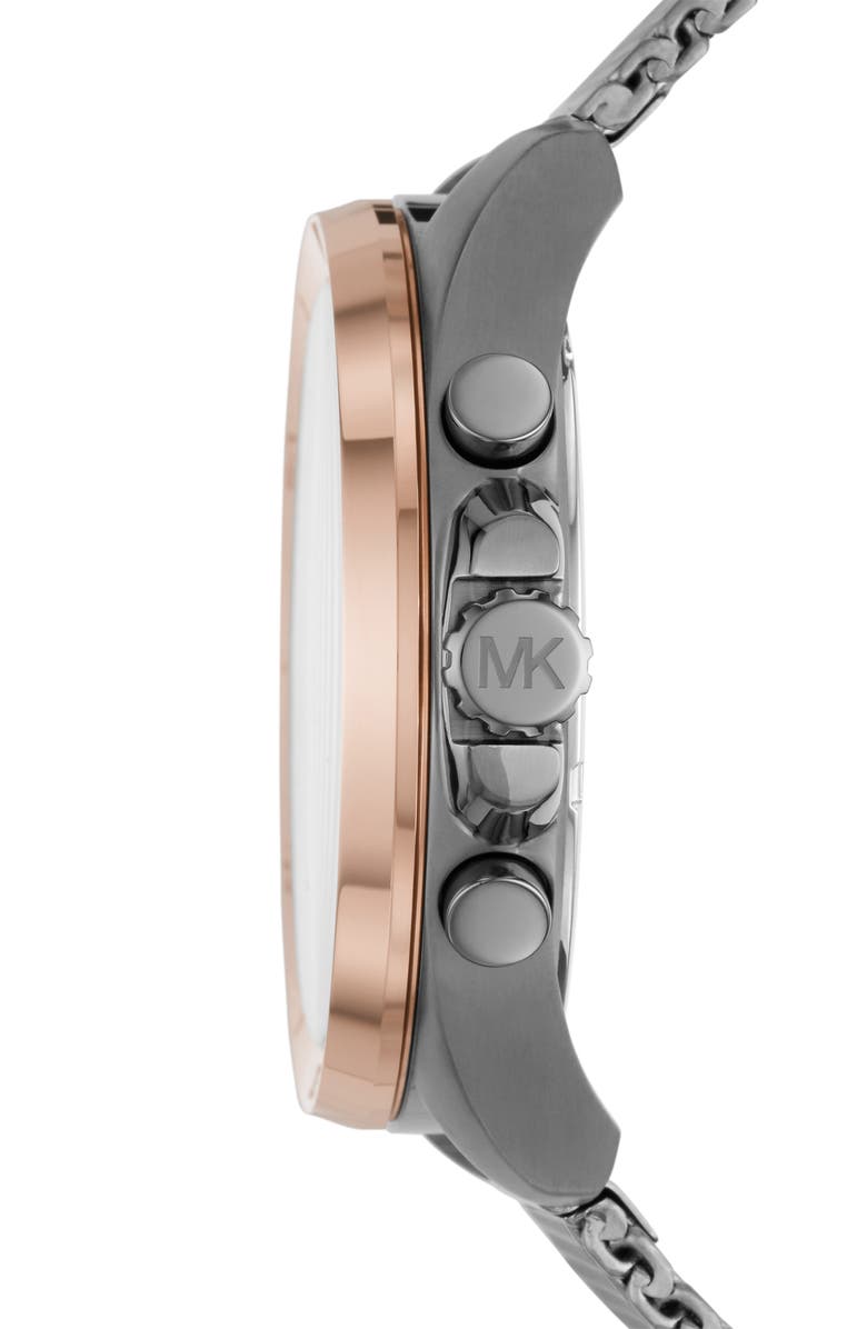 Michael Kors MICHAEL Michael Kors Brecken Chronograph Mesh Strap Watch, 45mm, Alternate, color, 