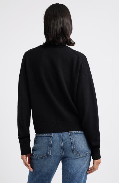 Nordstrom Merino Wool Cardigan In Black