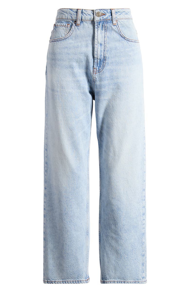 Topshop Awkward Barrel Jeans, Alternate, color,