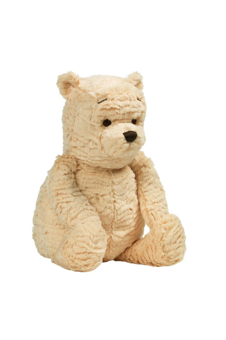 Disney Baby Classic Winnie the Pooh Blanket & Plush Baby Gift Set, Alternate, color, Cream