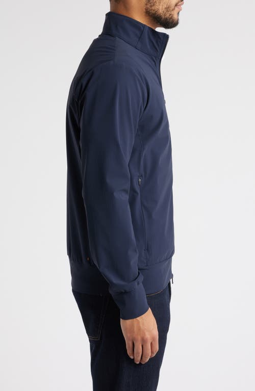 Save The Duck Tulio Front Zip Water Resistant Jacket In Navy Blue