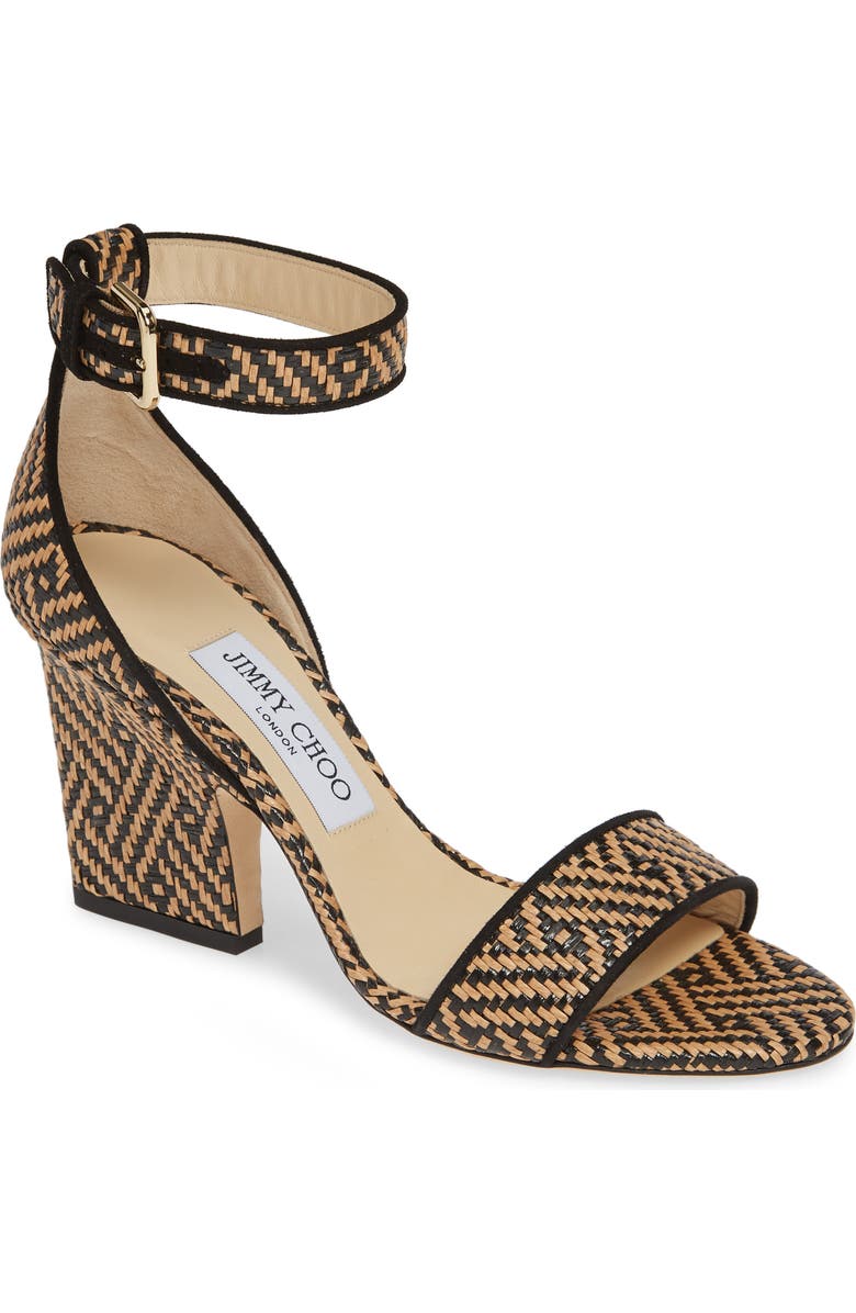 Jimmy Choo Edina Ankle Strap Sandal, Main, color,