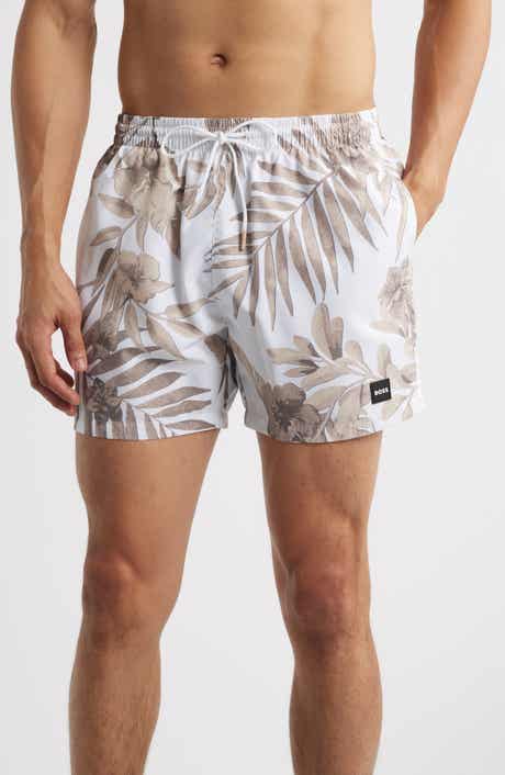 BOSS Piranha Floral Swim Trunks