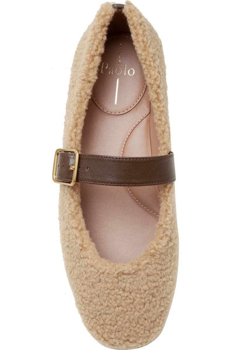 Linea Paolo Mika Mary Jane Flat, Alternate, color, Taupe/ Chocolate Brown
