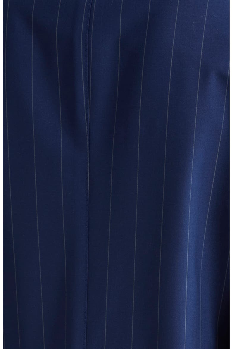 Pinstripe Stretch Wool Blend Suit, Alternate, color, BLUE