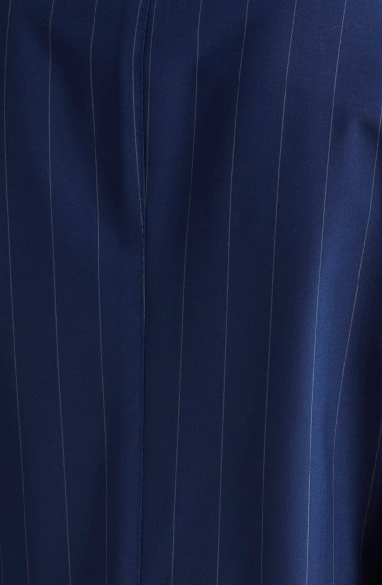 Eleventy Pinstripe Stretch Wool Blend Suit, Alternate, color, Blue