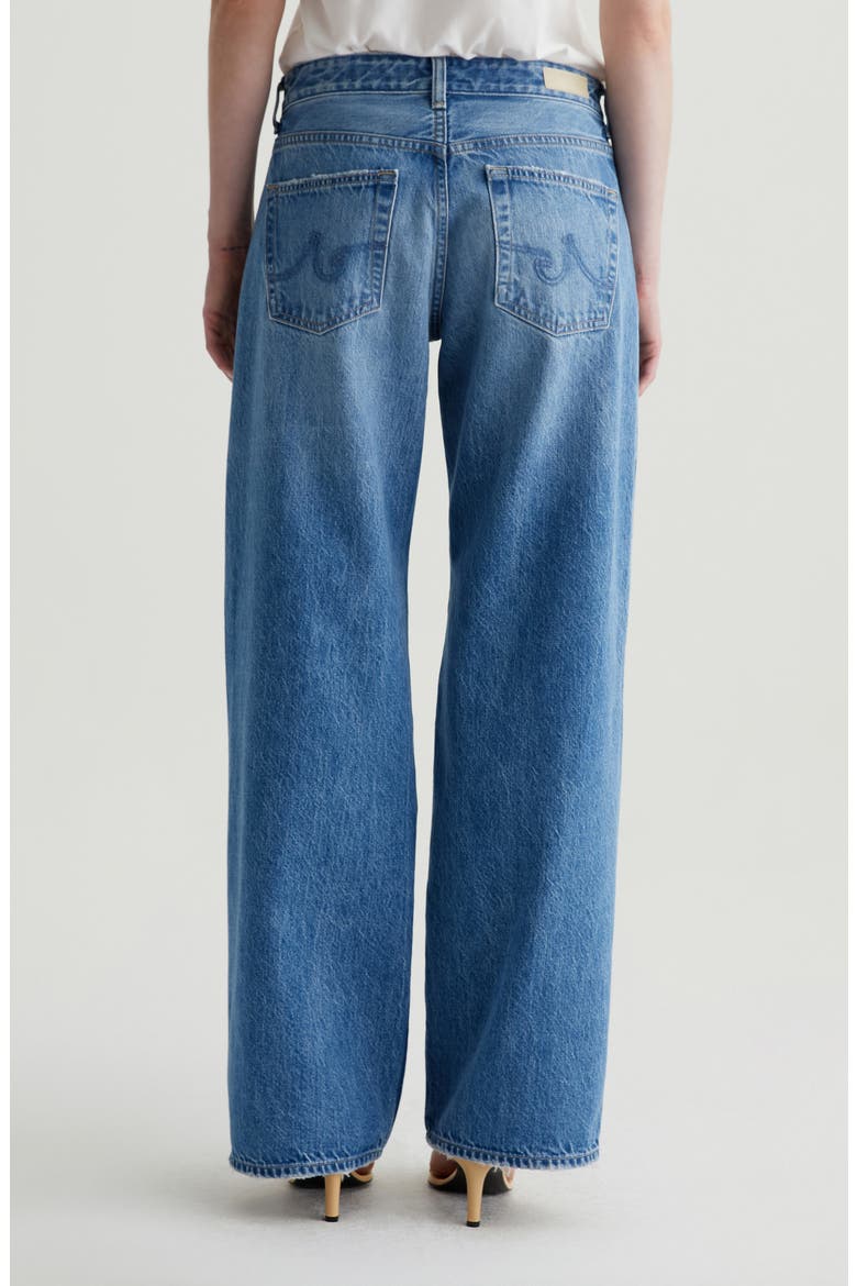 Adria Low Rise Baggy Wide Leg Jeans, Alternate, color, DONCASTER