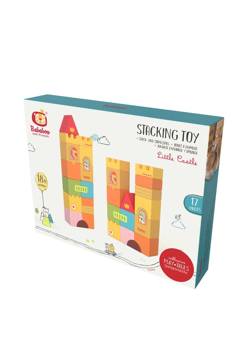 Little Castle Stacking Toy, Alternate, color, Multi
