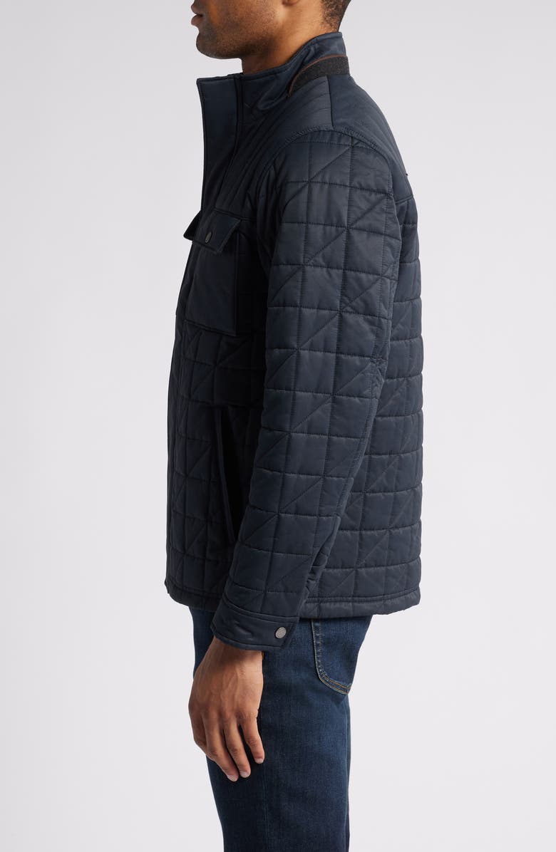 Tommy Bahama Burnaby Park Quilted Jacket, Alternate, color, Jet Black