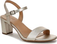 Naturalizer Bristol Block Heel Ankle Strap Sandal