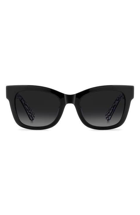 dee 51mm gradient square sunglasses