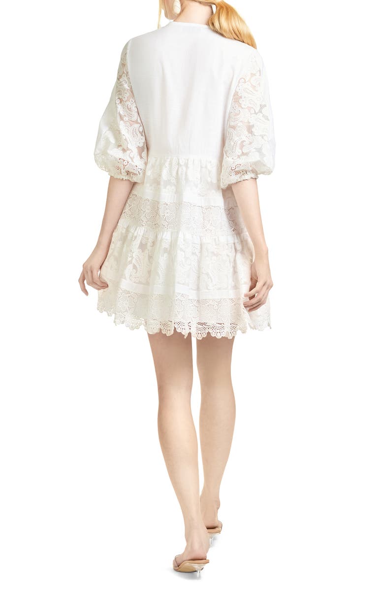 Sachin & Babi Alicia Lace Panel Dress, Alternate, color, 