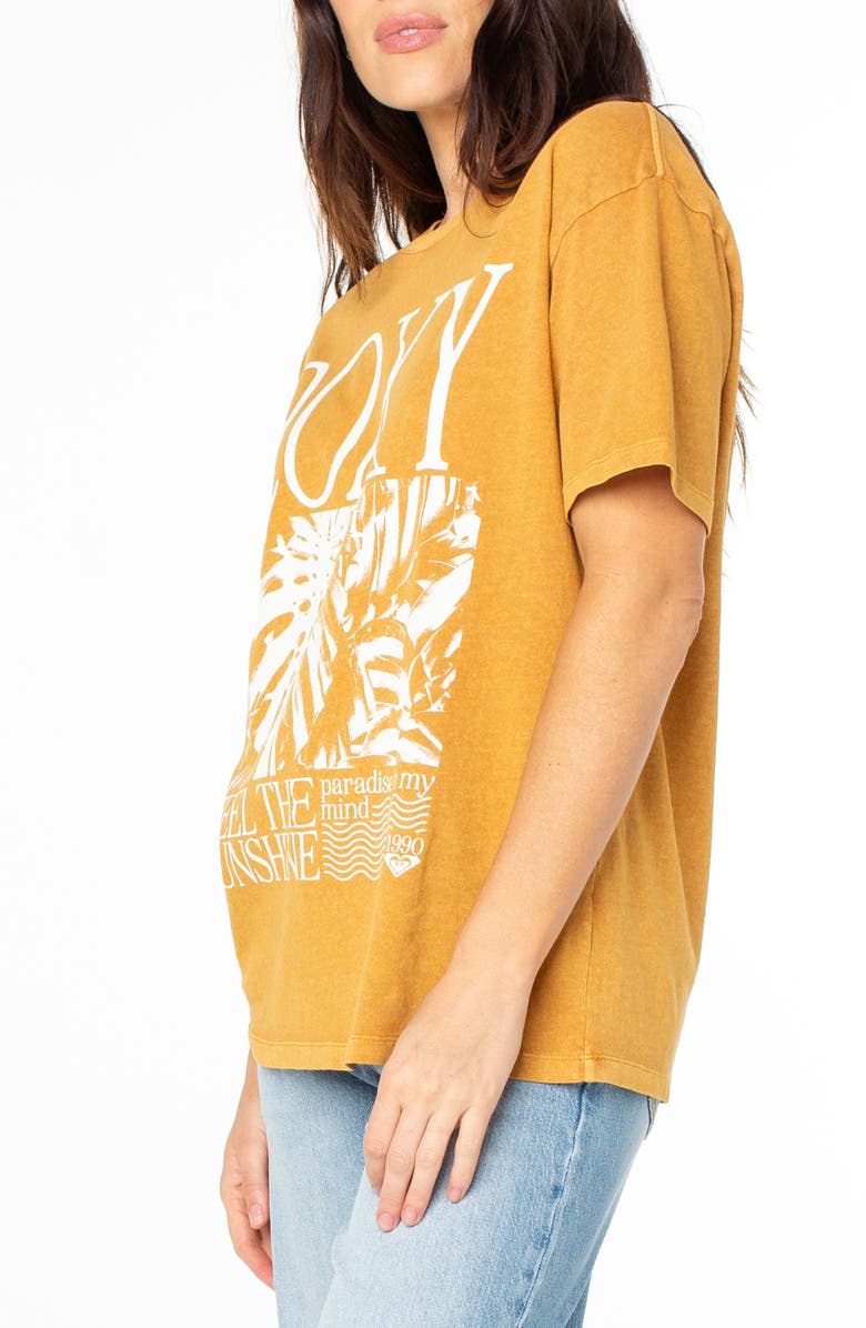 Roxy Feel the Sunshine Cotton Graphic T-Shirt, Alternate, color,