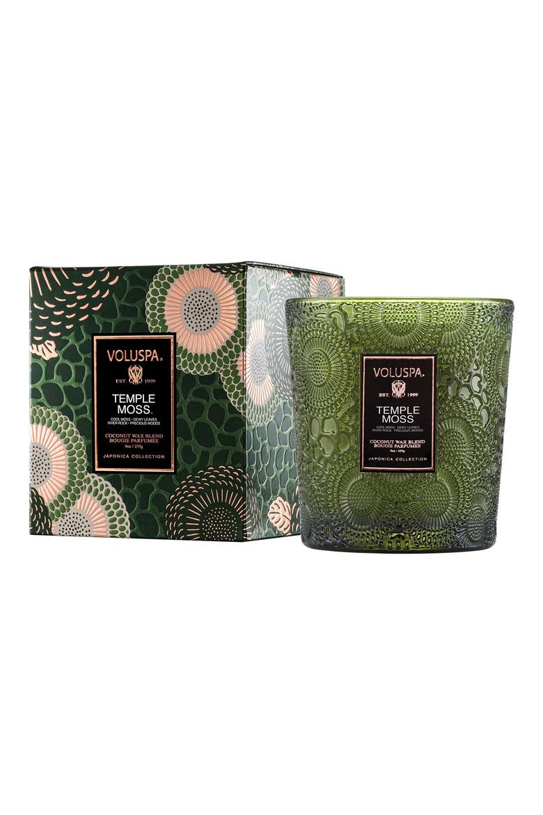 Temple Moss Classic Candle, Main, color, NO COLOR