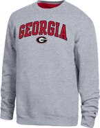 Champion Men's Champion Heather Gray Georgia Bulldogs Arch Sweatshirt
