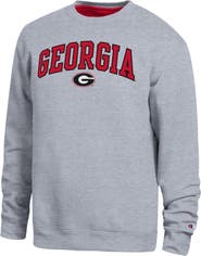 Champion Men's Champion Heather Gray Georgia Bulldogs Arch Sweatshirt