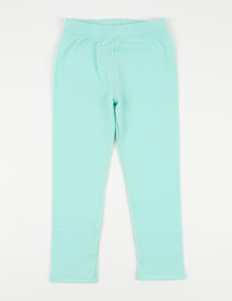 Girls Cotton Leggings, Solid Colors