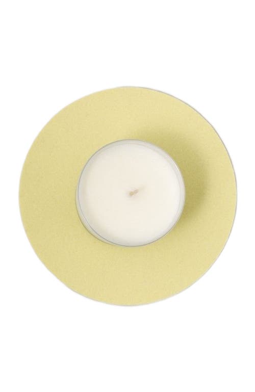 Graf & Lantz Graf Lantz Merino Wool 8" Round Trivet In Limoncello