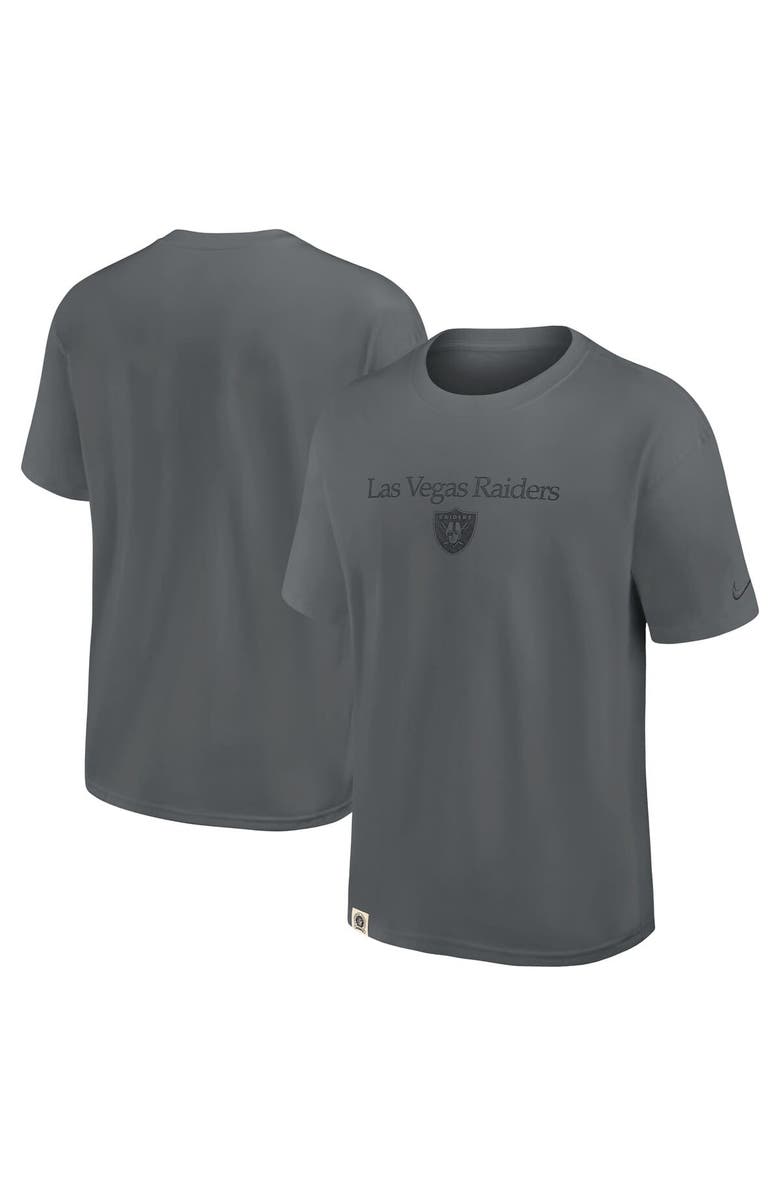 Nike Men's Nike Gray Las Vegas Raiders Glory Max90 T-Shirt, Main, color, Gray